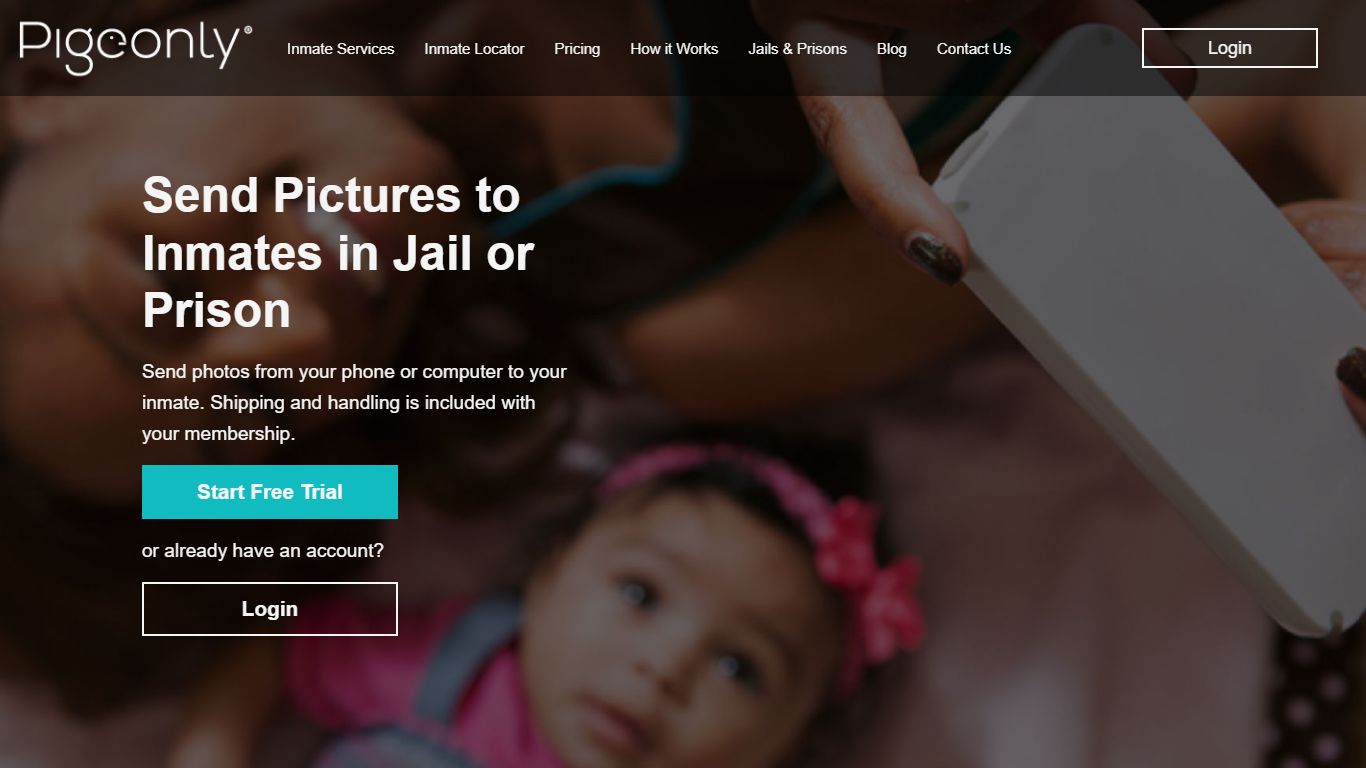 Send Pictures to Inmates | Pigeonly (800) 323-9895